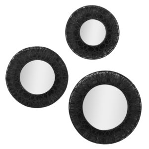 Loop Cotton Round Mirror