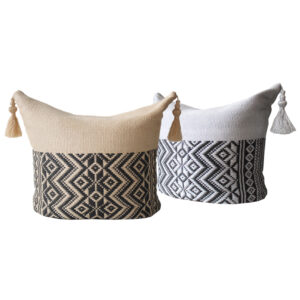 ZigZag Polypropylene Pouf