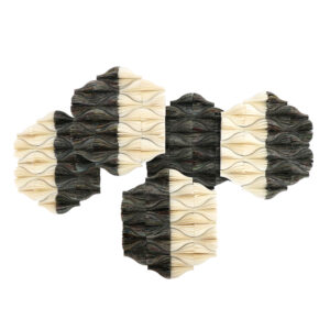 Mulberry paper and Newspaper Wall Art