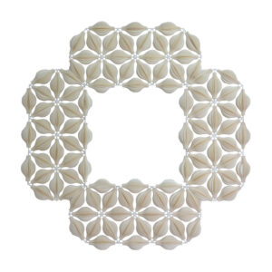 Oval Mulberry paper Mirror