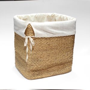 Single braided Rectangle Laundry basket-08