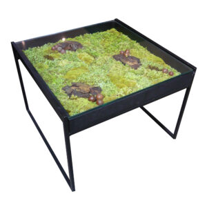 Moss Mix Side Table-55x55x40
