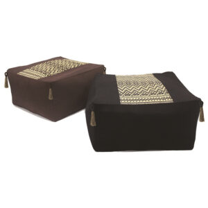 ZigZag Kok Ottoman