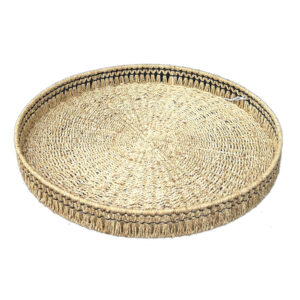 Poon Water Hyacinth Round Tray(13RD) / WO