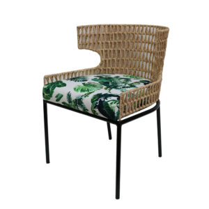 CROSS WING Dinging Chair - Twisted Water Hyacinth - Leaf