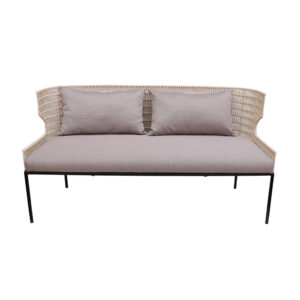 CROSS WING Sofa - 4mm Cotton Rope - Rusty