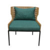 CROSS WING Lounge Chair - Twisted Water Hyacinth - Spencer
