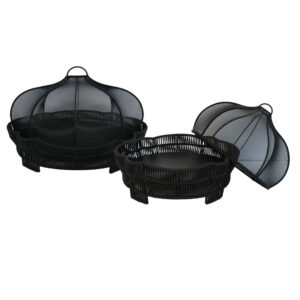 Set Onion JK Tray&Food Cover-24 Black