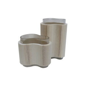 CURVE Vase - Mulberry Paper